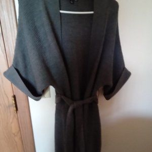 Long Grey knit sweater